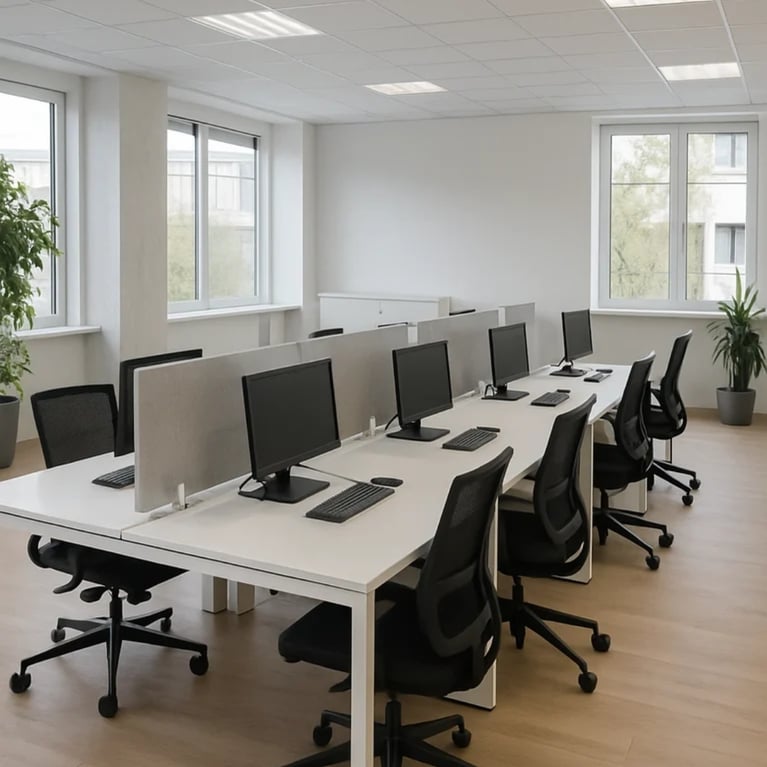 Zoom sur les bureaux bench : une solution collaborative et modulable